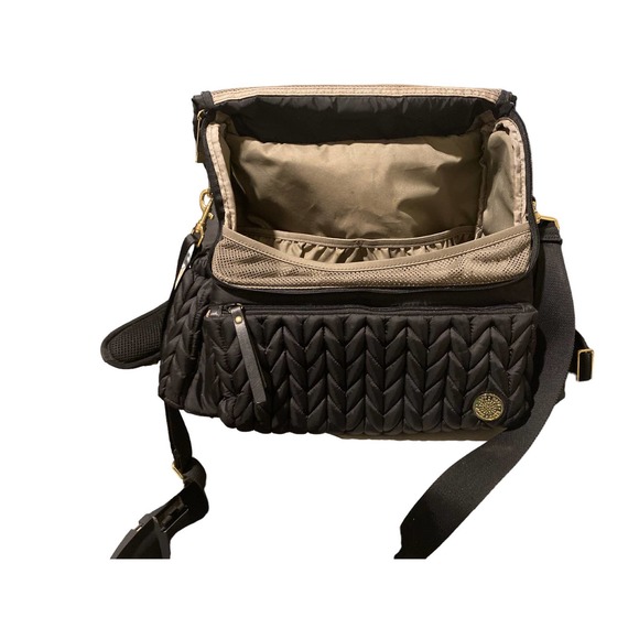 HAPP Brand Levy Backpack Black Diaper Bag PRISTINE!
